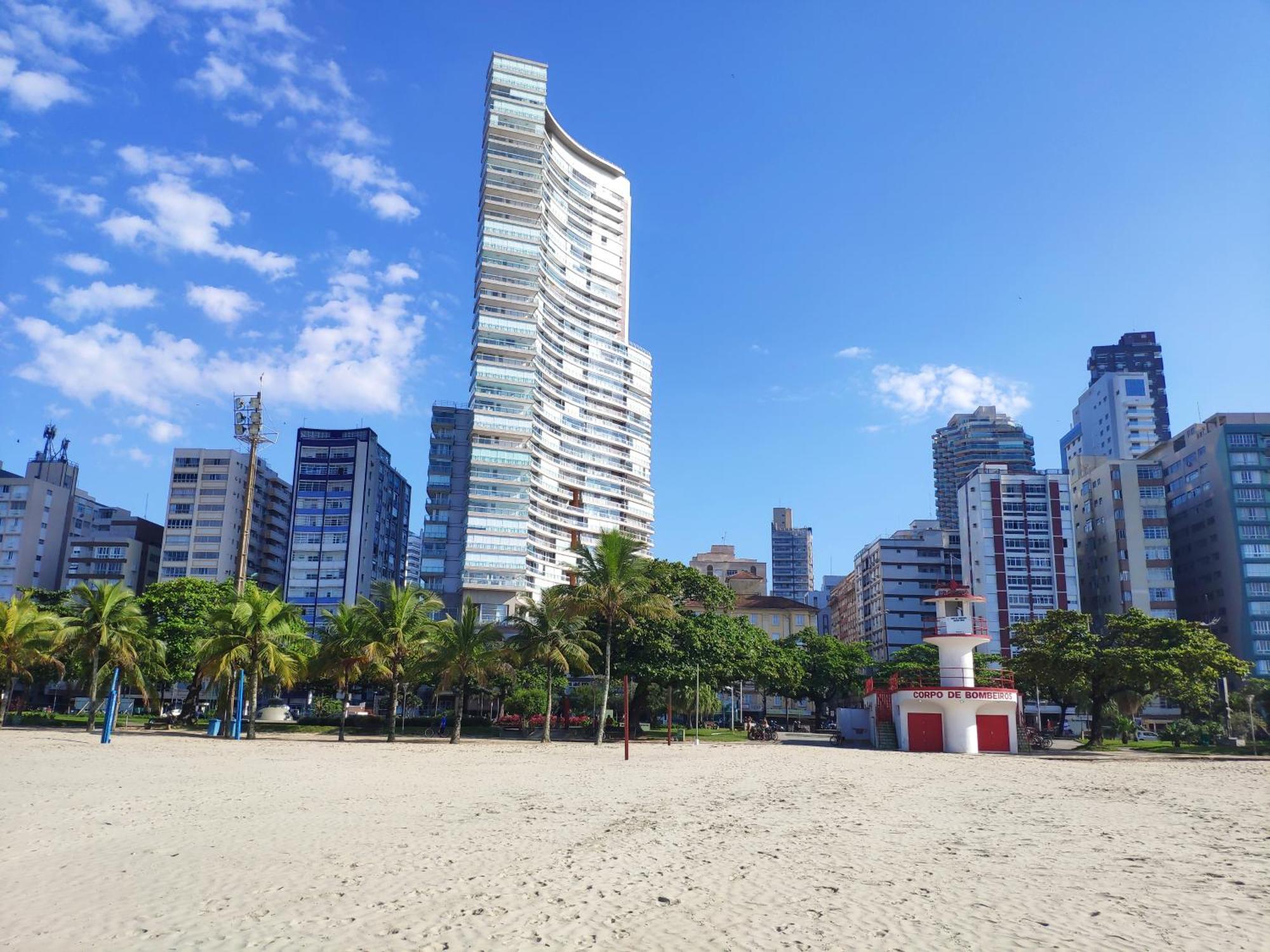 Book Santos - Unlimited 3202 - 2 Quartos Alto Padrao Vista Mar Kültér fotó